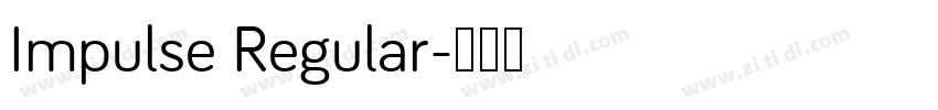 Impulse Regular字体转换